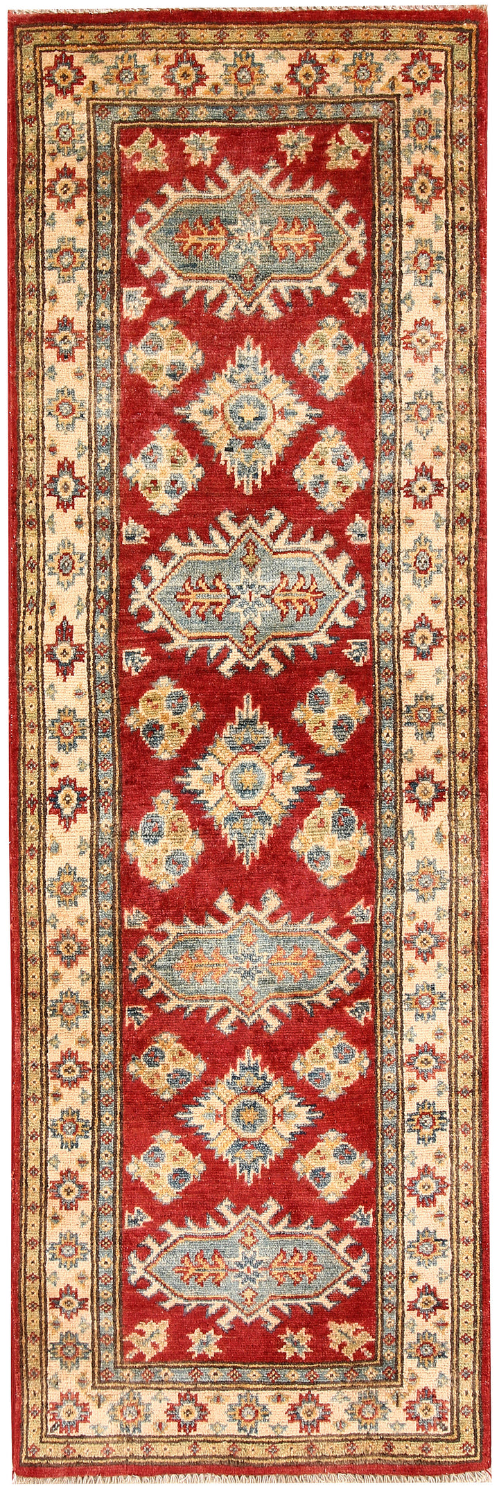 Firebrick Kazak 2' x 6' - No. 66582 - ALRUG Rug Store