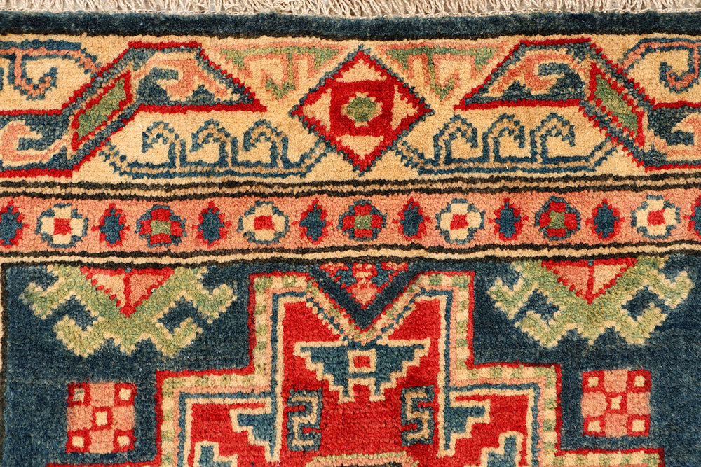 Midnight Blue Kazak 2' 9 x 14' 10 - No. 66583 - ALRUG Rug Store