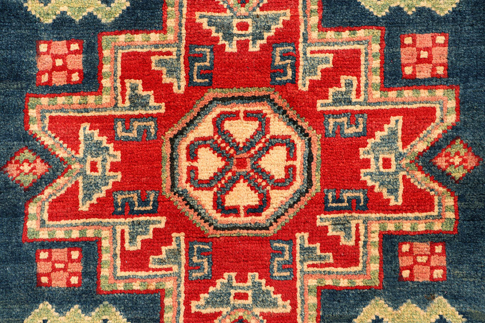 Midnight Blue Kazak 2' 9 x 14' 10 - No. 66583 - ALRUG Rug Store