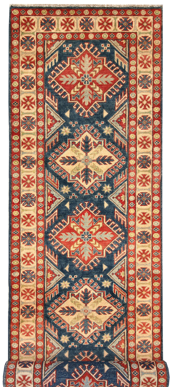 Midnight Blue Kazak 2' 6 x 9' 7 - No. 66584 - ALRUG Rug Store