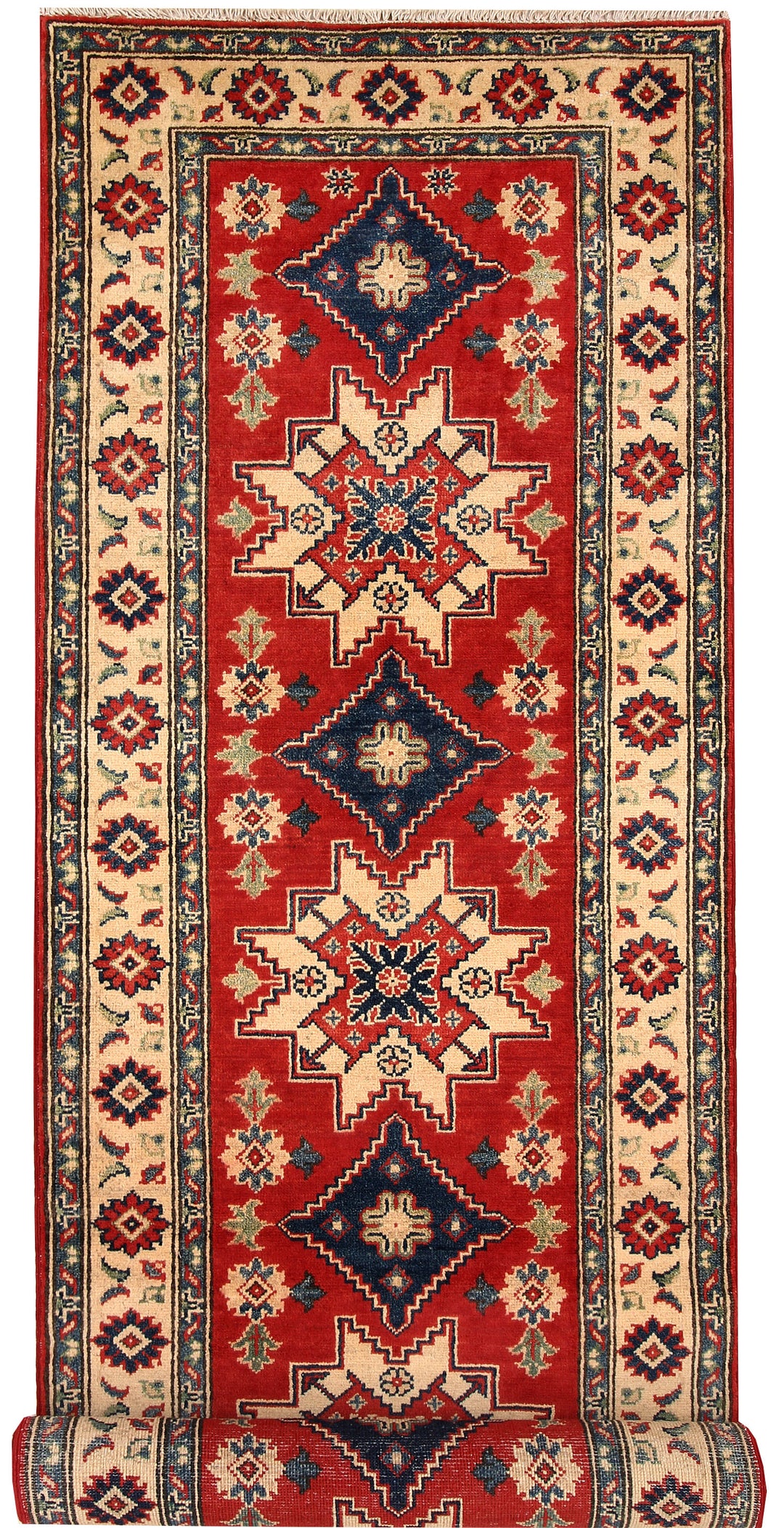 Red Kazak 2' 8 x 9' 7 - No. 66587 - ALRUG Rug Store