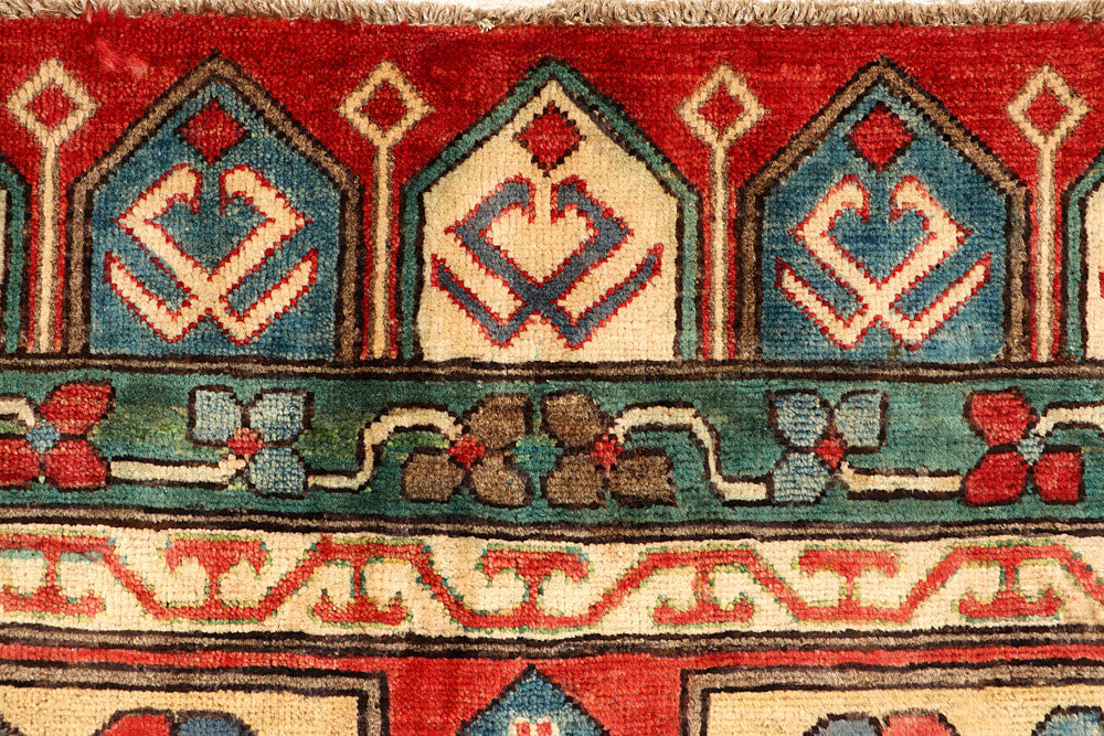 Navajo White Kazak 3' 11 x 5' 10 - No. 66589 - ALRUG Rug Store