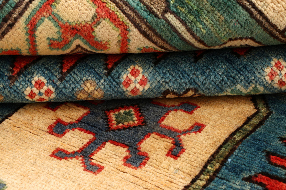 Navajo White Kazak 3' 11 x 5' 10 - No. 66589 - ALRUG Rug Store