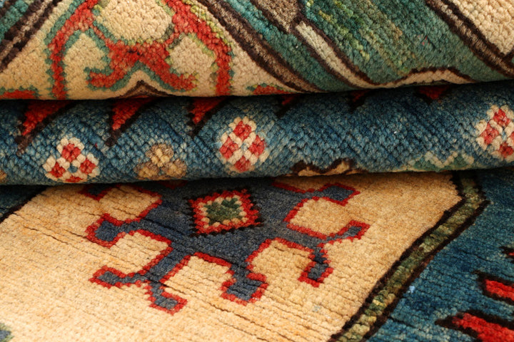 Navajo White Kazak 3' 11 x 5' 10 - No. 66589 - ALRUG Rug Store