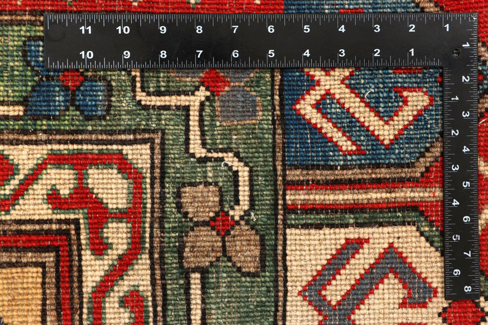 Navajo White Kazak 3' 11 x 5' 10 - No. 66589 - ALRUG Rug Store
