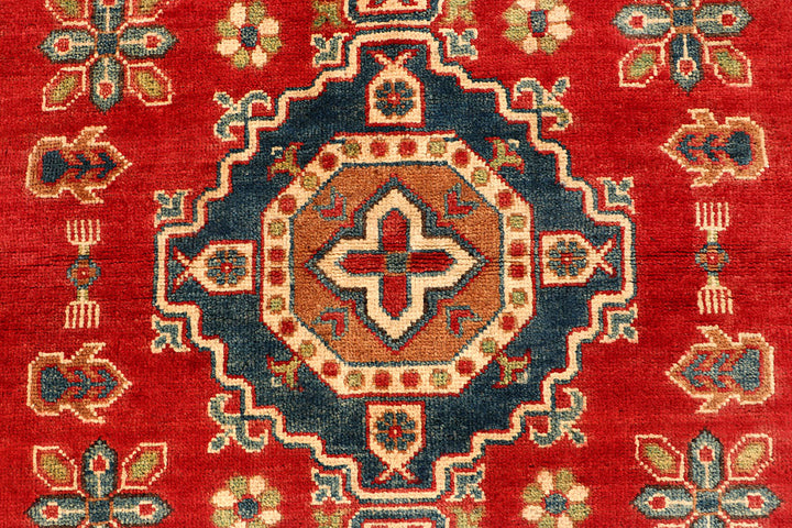 Firebrick Kazak 3' 11 x 5' 10 - No. 66590 - ALRUG Rug Store