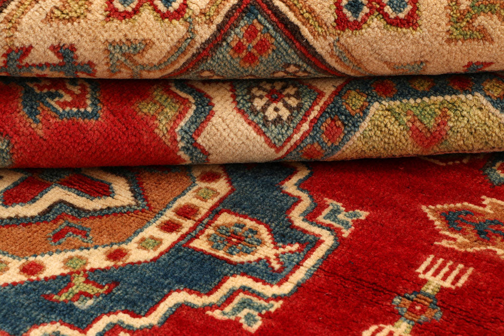 Firebrick Kazak 3' 11 x 5' 10 - No. 66590 - ALRUG Rug Store