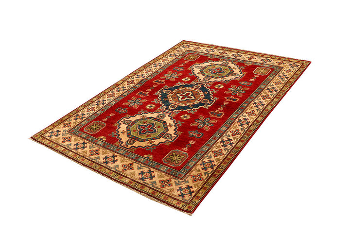 Firebrick Kazak 3' 11 x 5' 10 - No. 66590 - ALRUG Rug Store