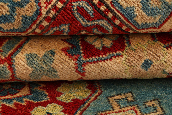 Cadet Blue Kazak 3' 8 x 6' 2 - No. 66591 - ALRUG Rug Store