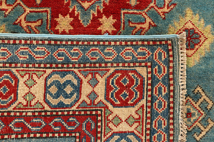 Cadet Blue Kazak 3' 8 x 6' 2 - No. 66591 - ALRUG Rug Store