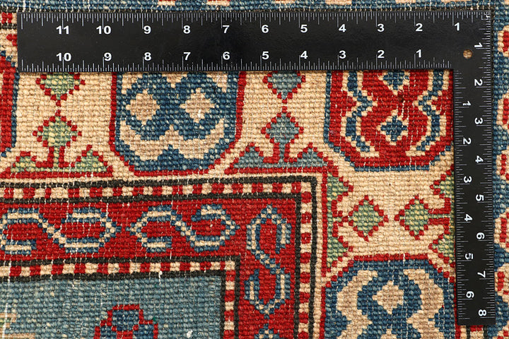 Cadet Blue Kazak 3' 8 x 6' 2 - No. 66591 - ALRUG Rug Store