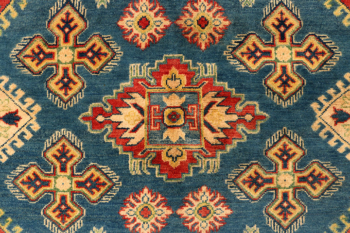Steel Blue Kazak 5' x 6' 11 - No. 66593 - ALRUG Rug Store
