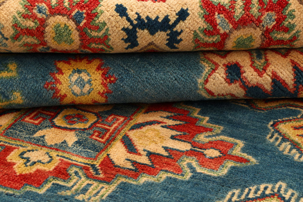 Steel Blue Kazak 5' x 6' 11 - No. 66593 - ALRUG Rug Store