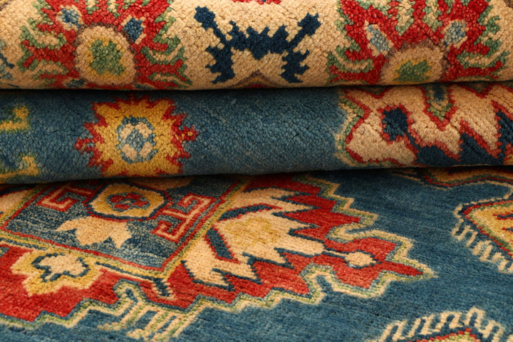 Steel Blue Kazak 5' x 6' 11 - No. 66593 - ALRUG Rug Store