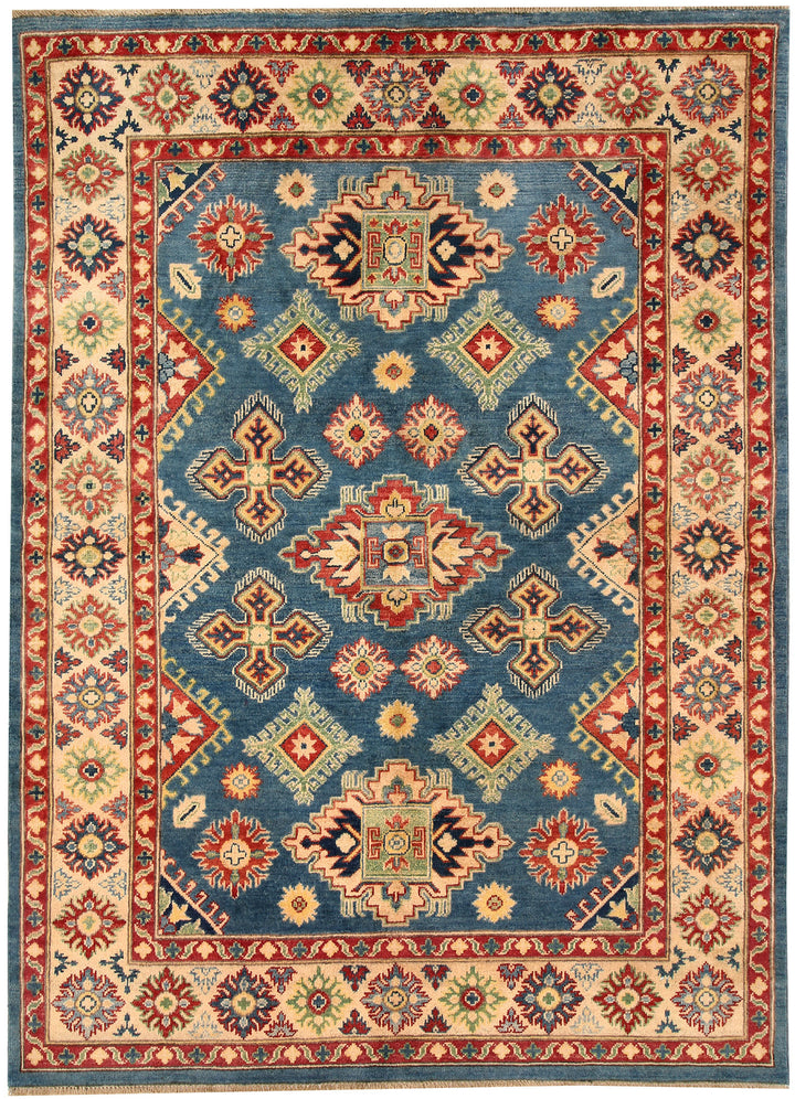 Steel Blue Kazak 5' x 6' 11 - No. 66593 - ALRUG Rug Store