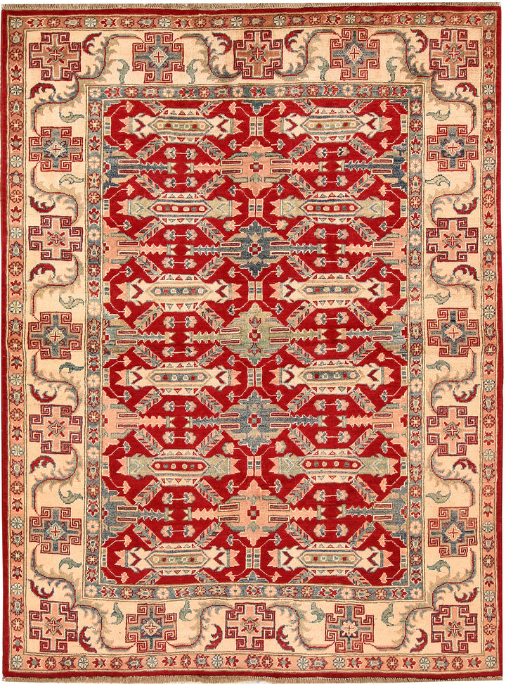 Firebrick Kazak 4' 11 x 6' 6 - No. 66594 - ALRUG Rug Store
