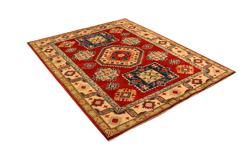 Firebrick Kazak 5' 1 x 6' 5 - No. 66595 - ALRUG Rug Store