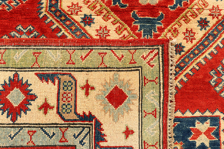 Firebrick Kazak 5' 1 x 6' 5 - No. 66595 - ALRUG Rug Store