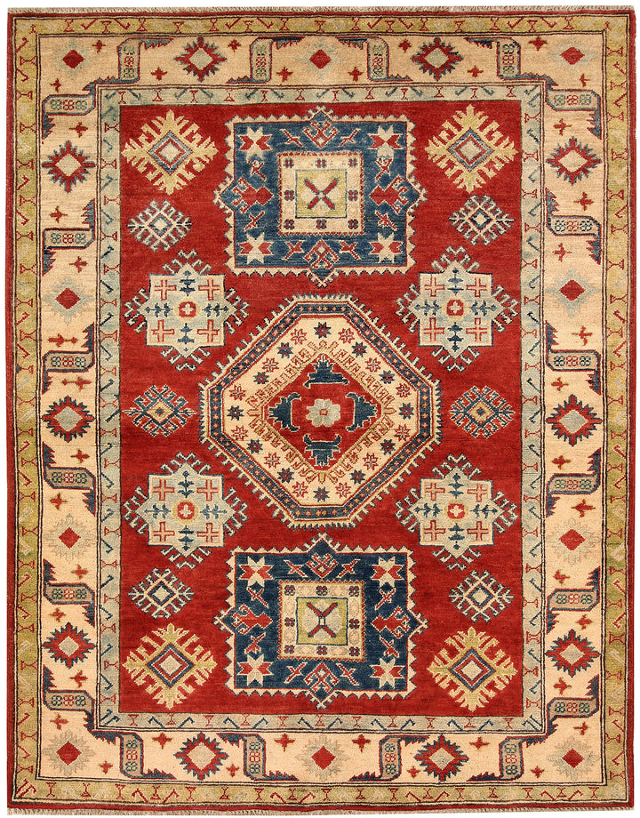 Firebrick Kazak 5' 1 x 6' 5 - No. 66595 - ALRUG Rug Store