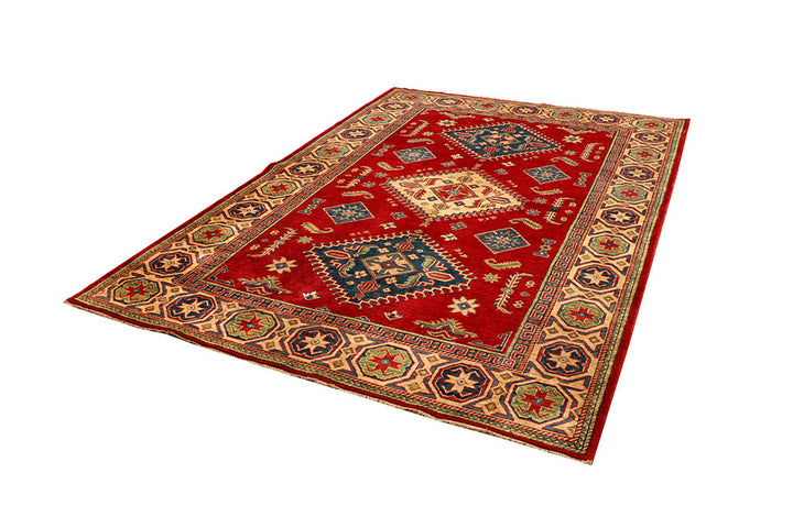 Firebrick Kazak 6' x 8' 8 - No. 66596 - ALRUG Rug Store