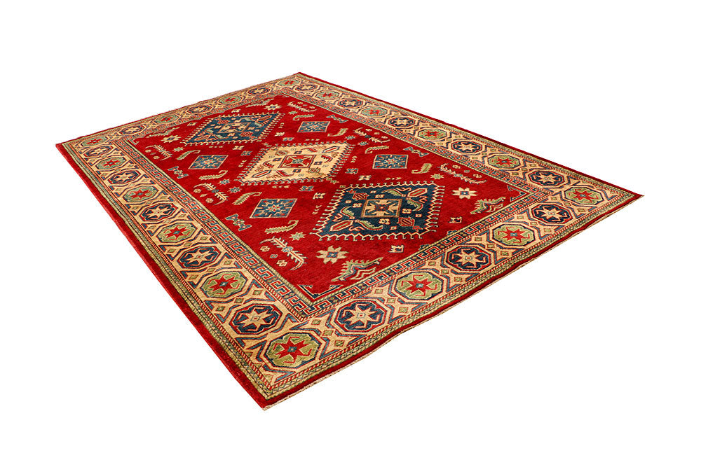 Firebrick Kazak 6' x 8' 8 - No. 66596 - ALRUG Rug Store