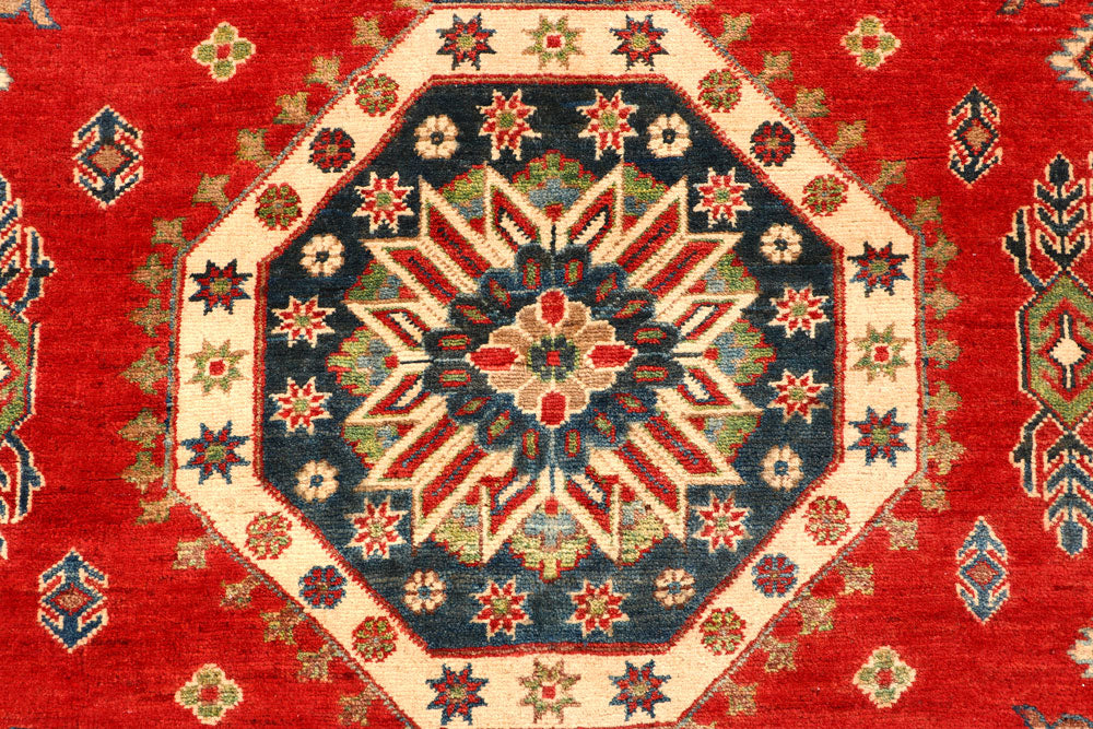 Red Kazak 6' 3 x 9' 8 - No. 66597 - ALRUG Rug Store