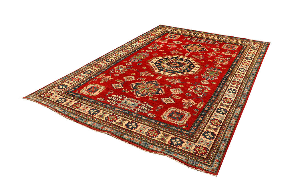 Red Kazak 6' 3 x 9' 8 - No. 66597 - ALRUG Rug Store