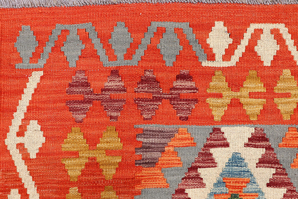 Multi Colored Kilim 5' 1 x 6' 6 - No. 66598 - ALRUG Rug Store