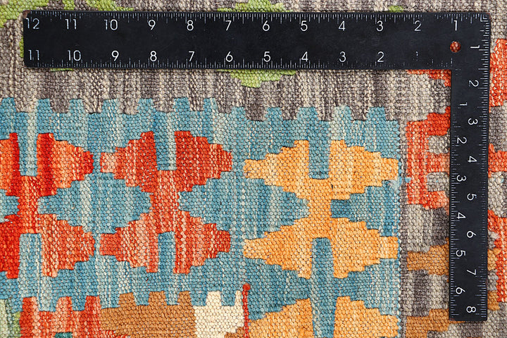 Multi Colored Kilim 5' 3 x 6' 4 - No. 66603 - ALRUG Rug Store