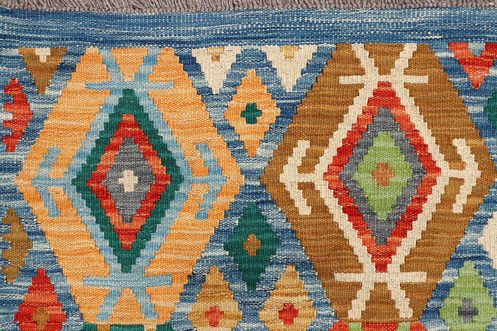 Multi Colored Kilim 5' 1 x 6' 6 - No. 66604 - ALRUG Rug Store