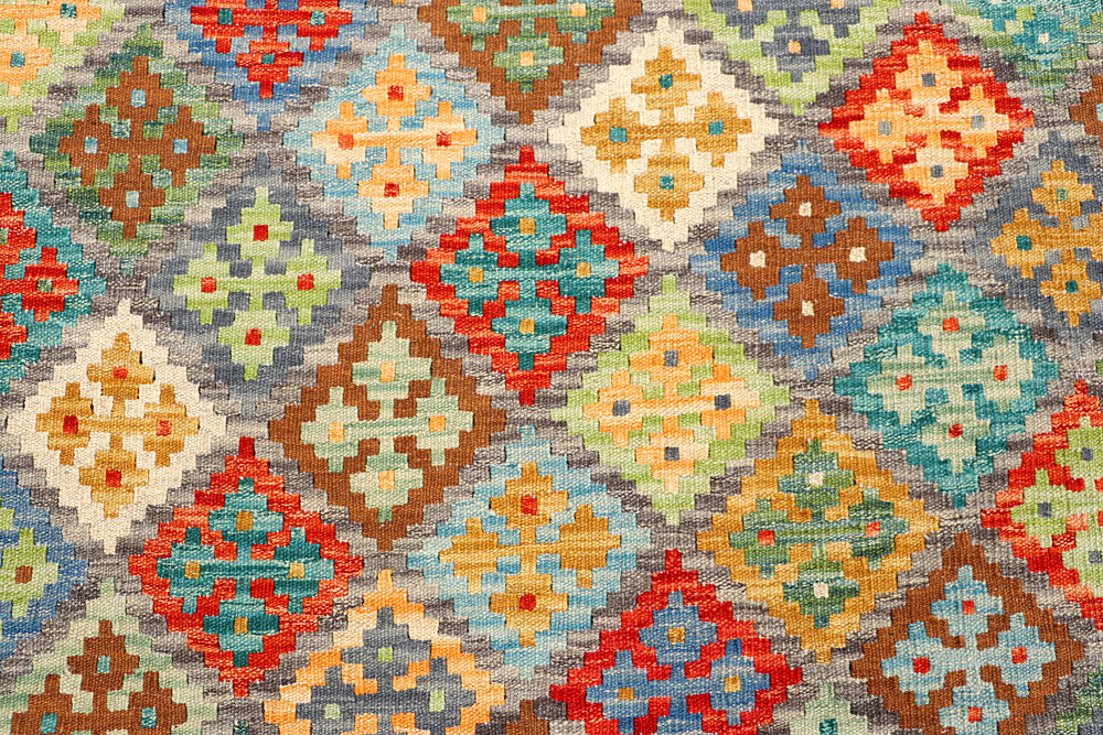 Multi Colored Kilim 5' 2 x 6' 3 - No. 66605 - ALRUG Rug Store