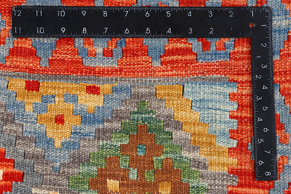 Multi Colored Kilim 5' 2 x 6' 3 - No. 66605 - ALRUG Rug Store
