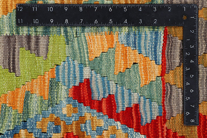 Multi Colored Kilim 4' 11 x 6' 3 - No. 66607 - ALRUG Rug Store