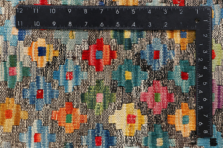 Multi Colored Kilim 5' 2 x 6' 3 - No. 66608 - ALRUG Rug Store