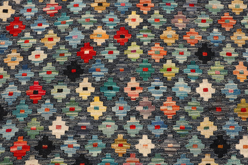 Multi Colored Kilim 5' 2 x 6' 6 - No. 66609 - ALRUG Rug Store