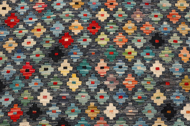 Multi Colored Kilim 5' 2 x 6' 6 - No. 66609 - ALRUG Rug Store