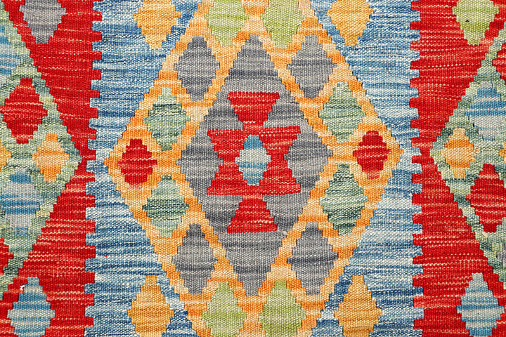 Multi Colored Kilim 4' 11 x 6' 4 - No. 66611 - ALRUG Rug Store