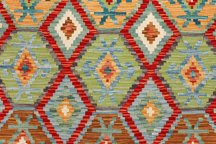 Multi Colored Kilim 5' 3 x 6' 10 - No. 66613 - ALRUG Rug Store