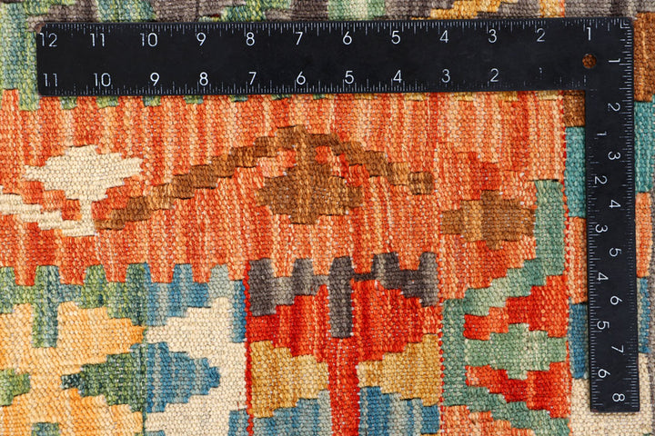 Multi Colored Kilim 5' 3 x 6' 10 - No. 66613 - ALRUG Rug Store