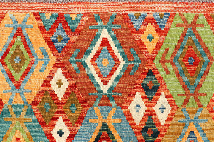 Multi Colored Kilim 5' 2 x 6' 5 - No. 66618 - ALRUG Rug Store