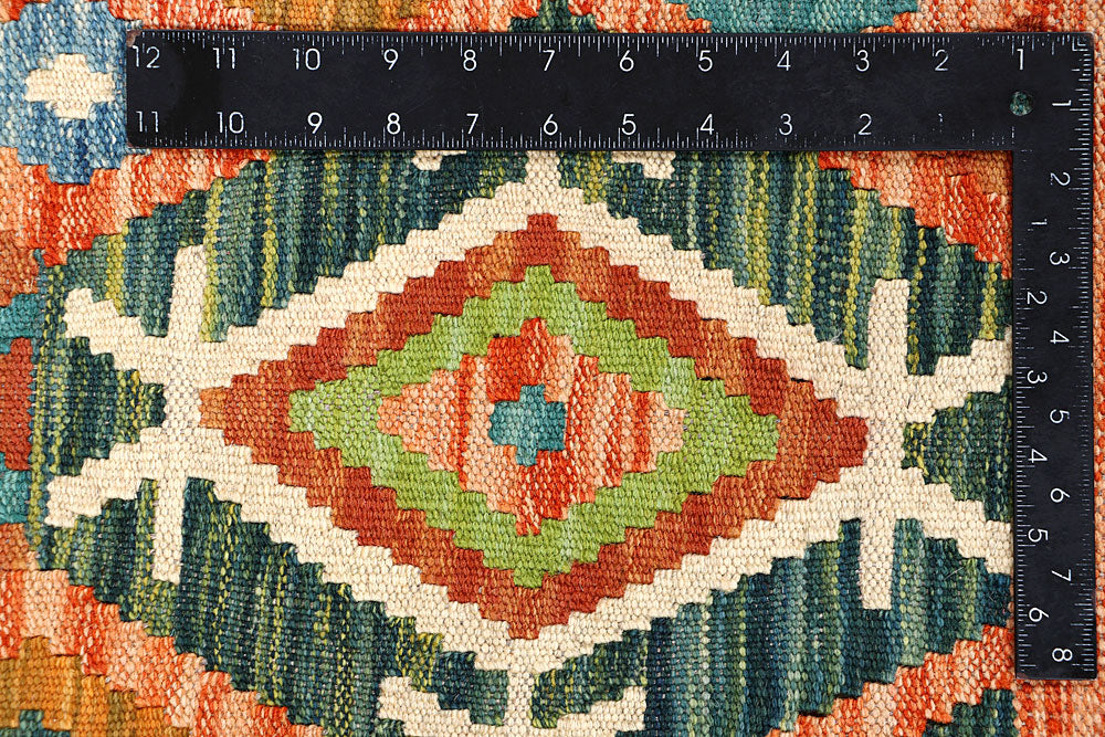Multi Colored Kilim 5' 2 x 6' 5 - No. 66618 - ALRUG Rug Store