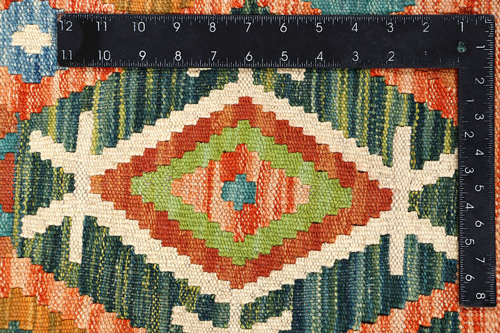 Multi Colored Kilim 5' 2 x 6' 5 - No. 66618 - ALRUG Rug Store
