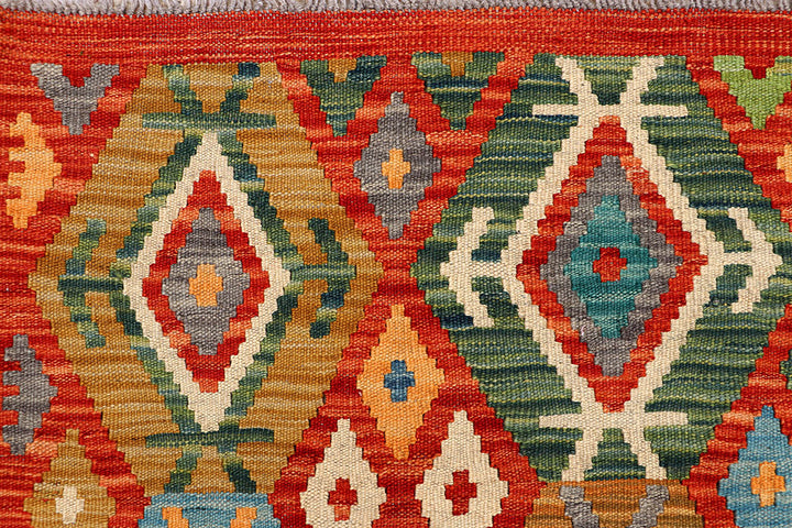 Multi Colored Kilim 5' 1 x 6' 5 - No. 66620 - ALRUG Rug Store