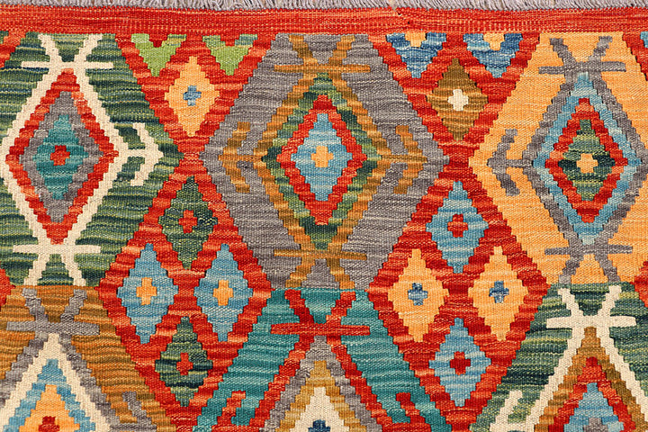 Multi Colored Kilim 5' 1 x 6' 5 - No. 66620 - ALRUG Rug Store