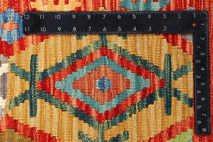 Multi Colored Kilim 5' 1 x 6' 5 - No. 66620 - ALRUG Rug Store
