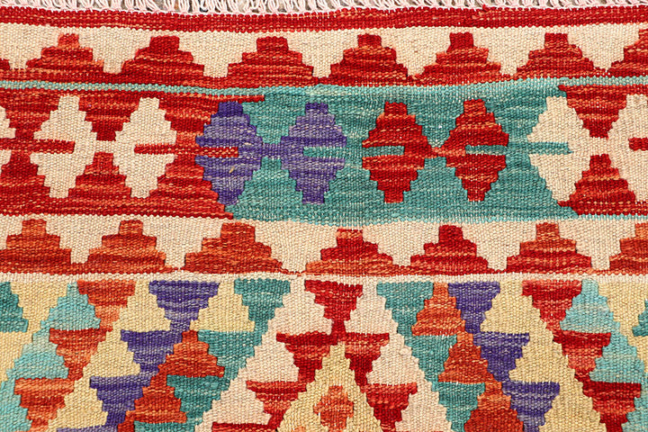 Multi Colored Kilim 4' 11 x 6' 5 - No. 66621 - ALRUG Rug Store