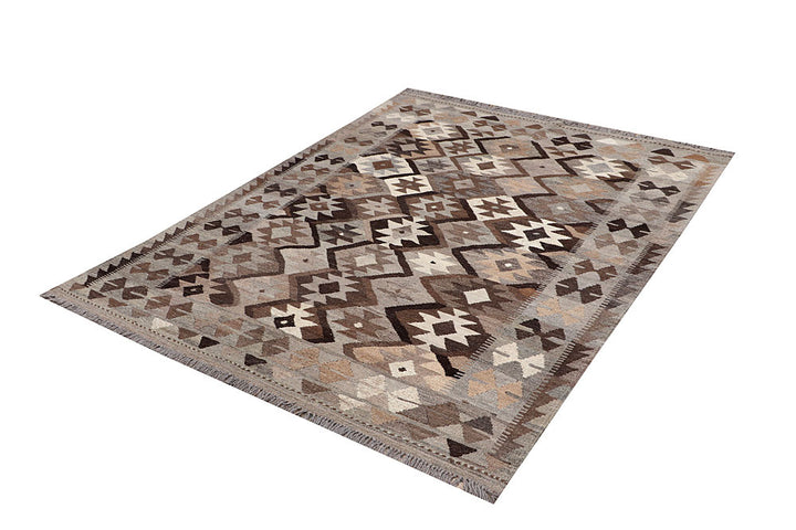 Multi Colored Kilim 5' x 6' 7 - No. 66622 - ALRUG Rug Store