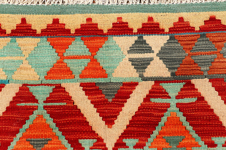 Multi Colored Kilim 4' 11 x 6' 4 - No. 66623 - ALRUG Rug Store