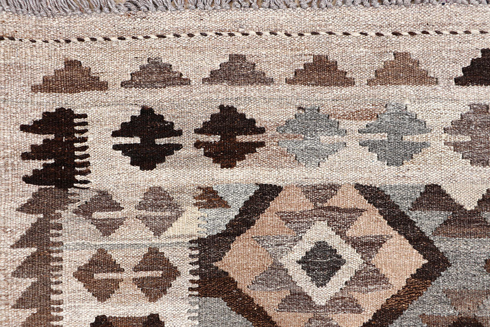 Multi Colored Kilim 5' 1 x 6' 7 - No. 66624 - ALRUG Rug Store