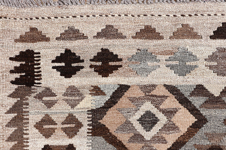 Multi Colored Kilim 5' 1 x 6' 7 - No. 66624 - ALRUG Rug Store